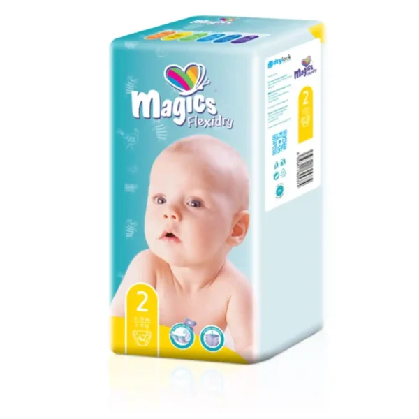 Plienky Magics Flexidry – mini 4-8 kg (42 ks)